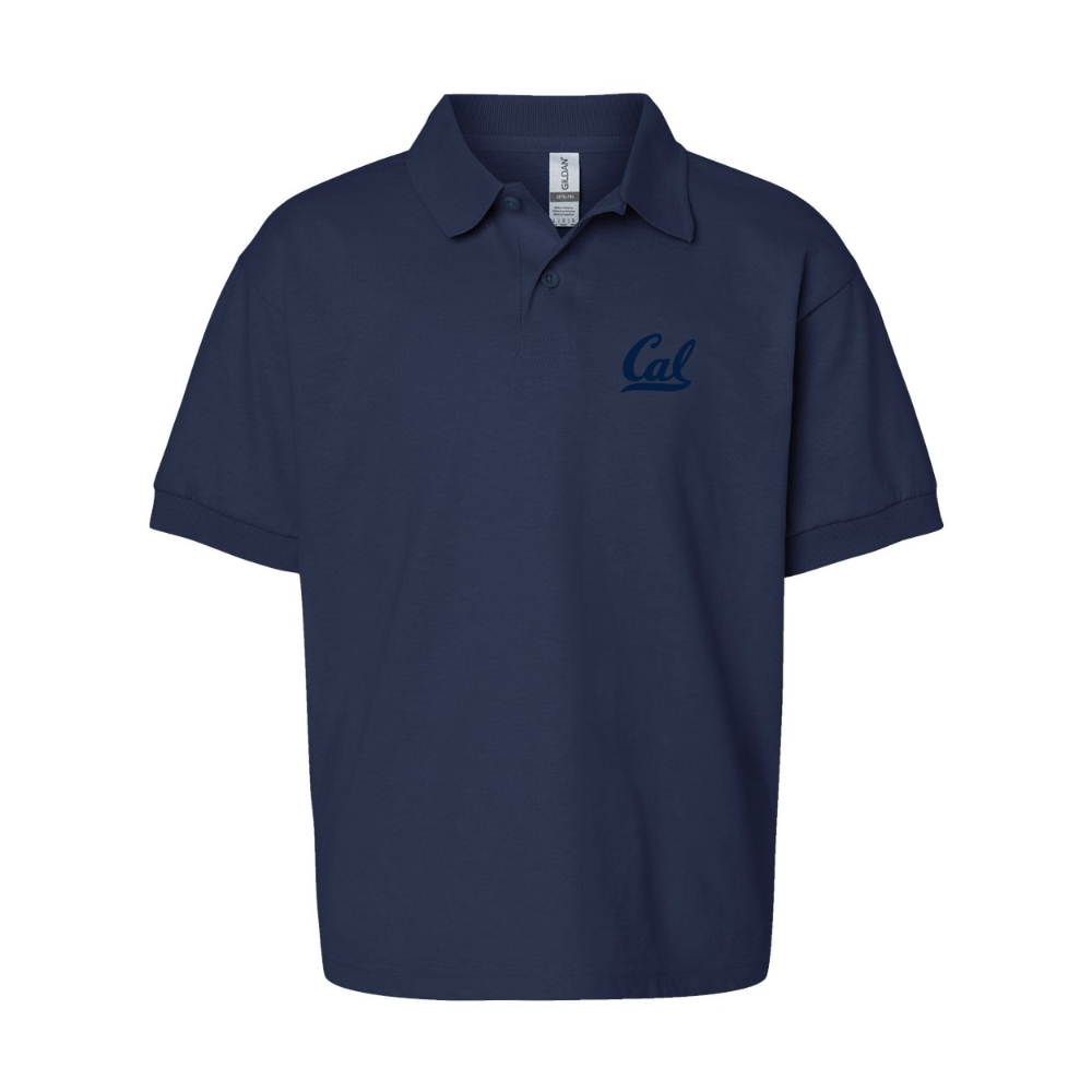 Youth California Golden Bears   Gildan Dry Blend Jersey Polo