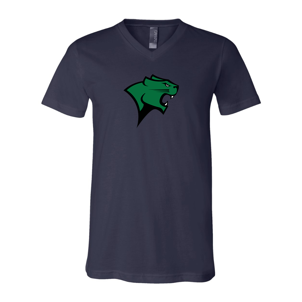 Chicago State Cougars BELLA  CANVAS - Jersey V-Neck T-Shirt