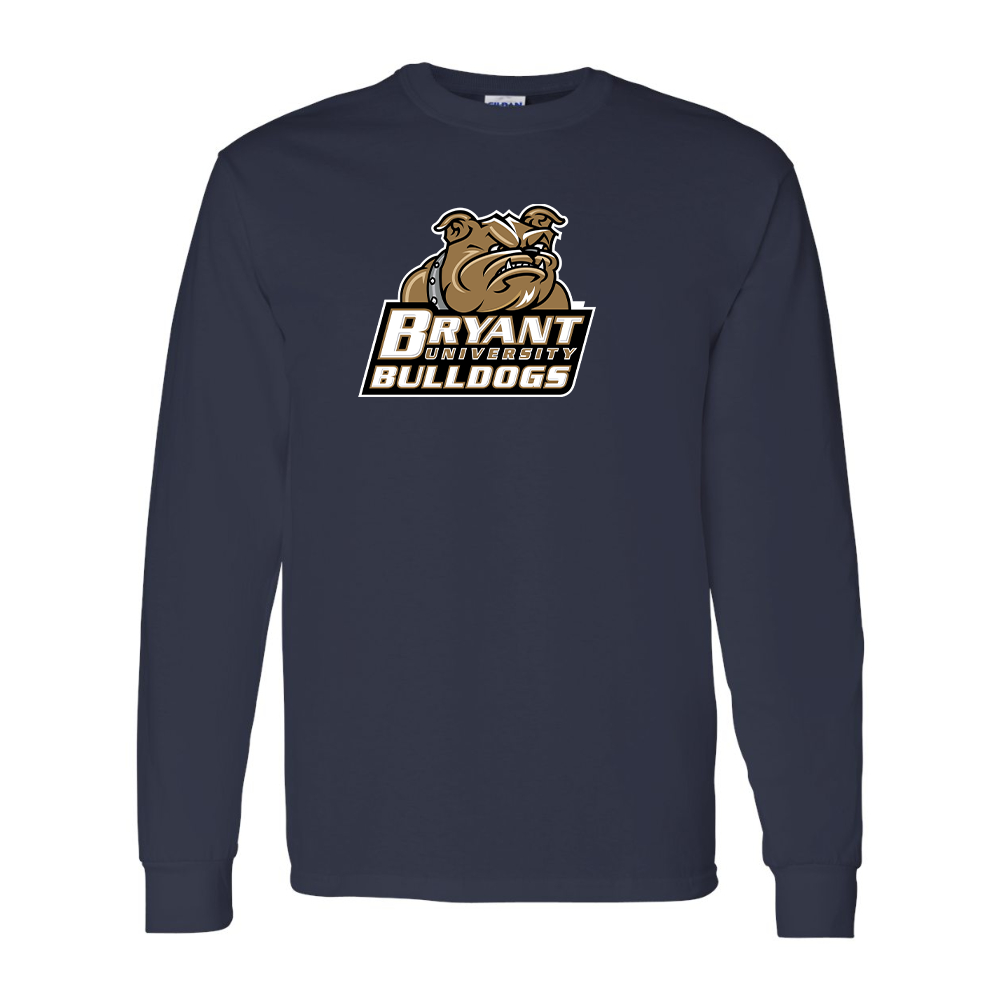 Men's  Bryant Bulldogs  Gildan Heavy Cotton Long Sleeve T-Shirt
