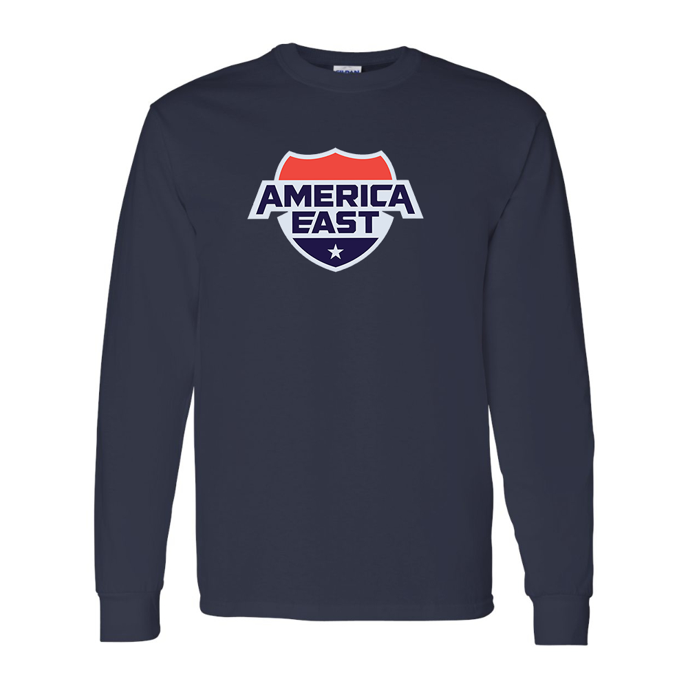 Men's    America East Conference Gildan Heavy Cotton Long Sleeve T-Shirt