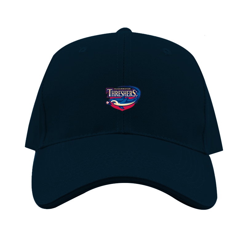 Clearwater Threshers Logo  Dad Baseball Cap Hat