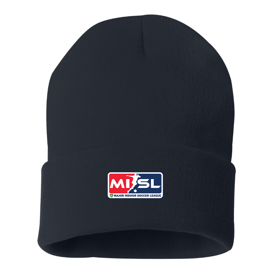 Major Indoor Soccer League Logo Beanie Hat