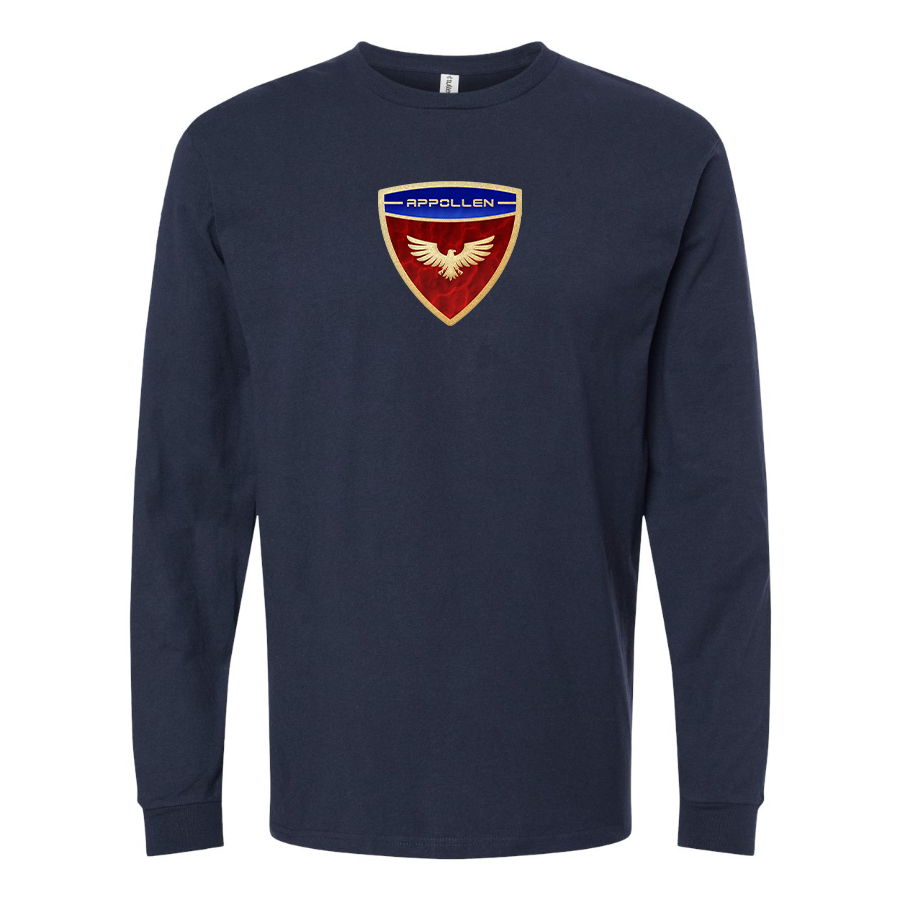 Men's Appollen Logo Cotton Long Sleeve T-Shirt