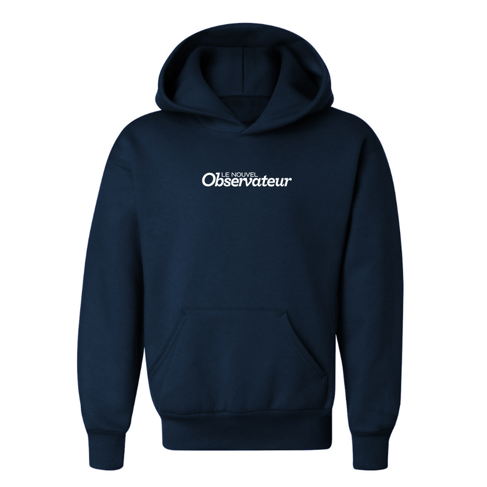 Youth Le Nouvel Observateur Logo Pullover Hoodie