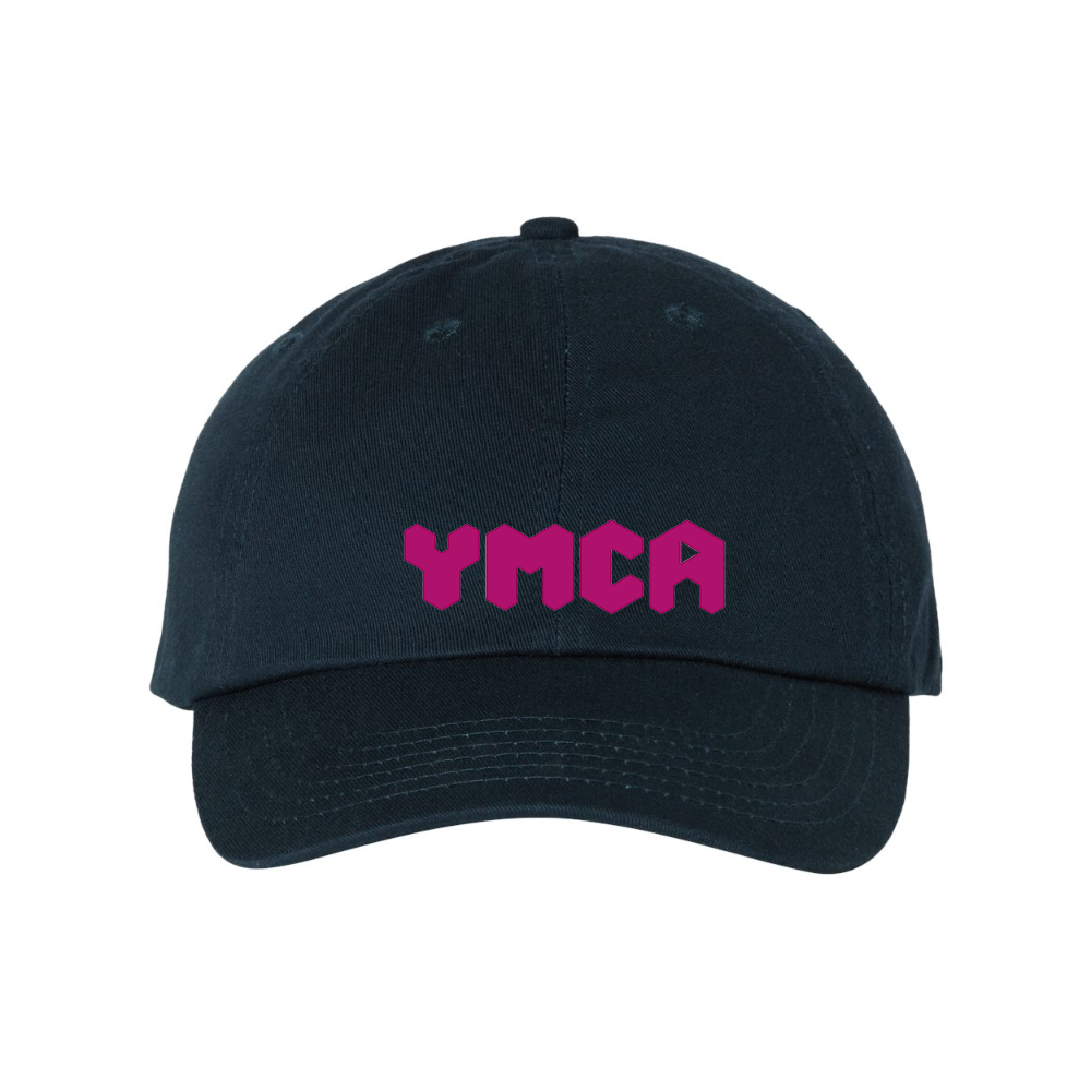 YMCA Mauve Valucap Adult Bio-Washed Classic Dad Hat