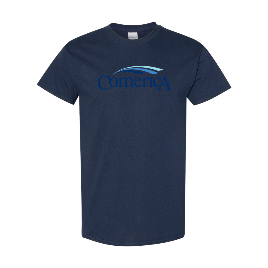 Men's Comerica  Logo Cotton T-Shirt