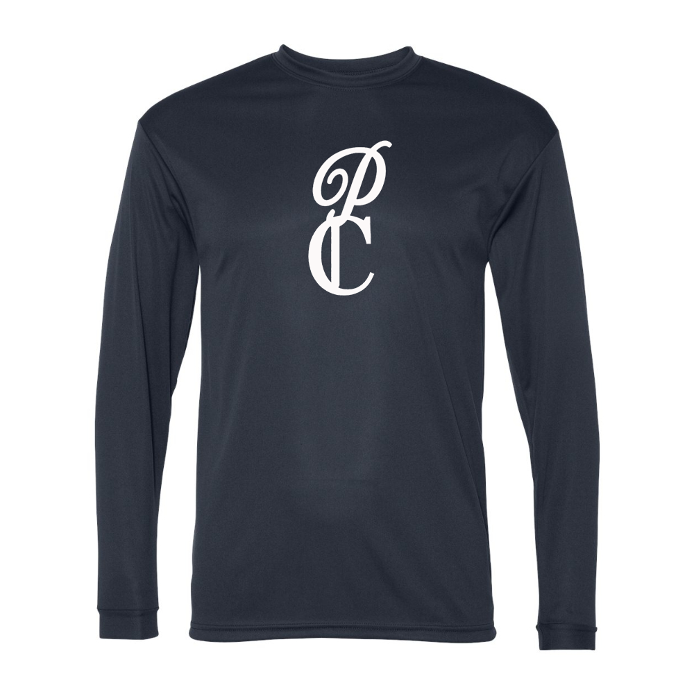 Men's P & C Black   Performance Long Sleeve T-Shirt