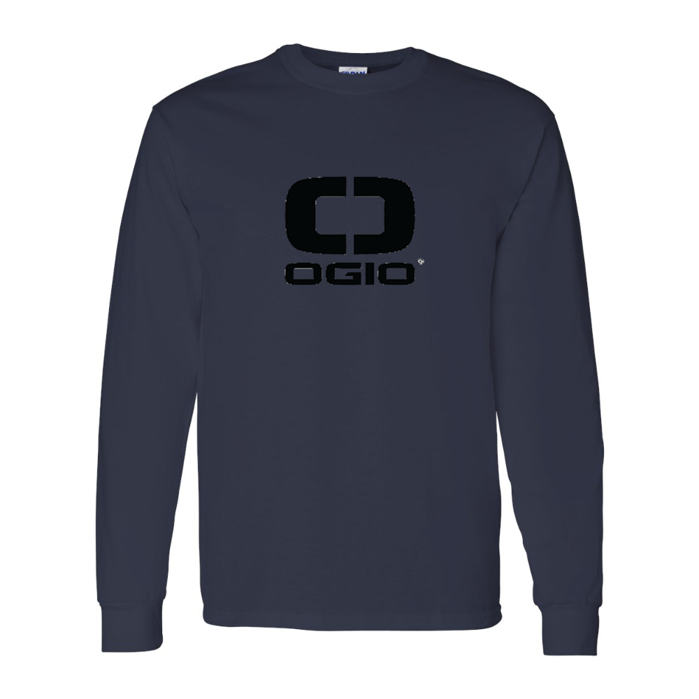 Men's Ogio Vertical   Gildan Heavy Cotton Long Sleeve T-Shirt