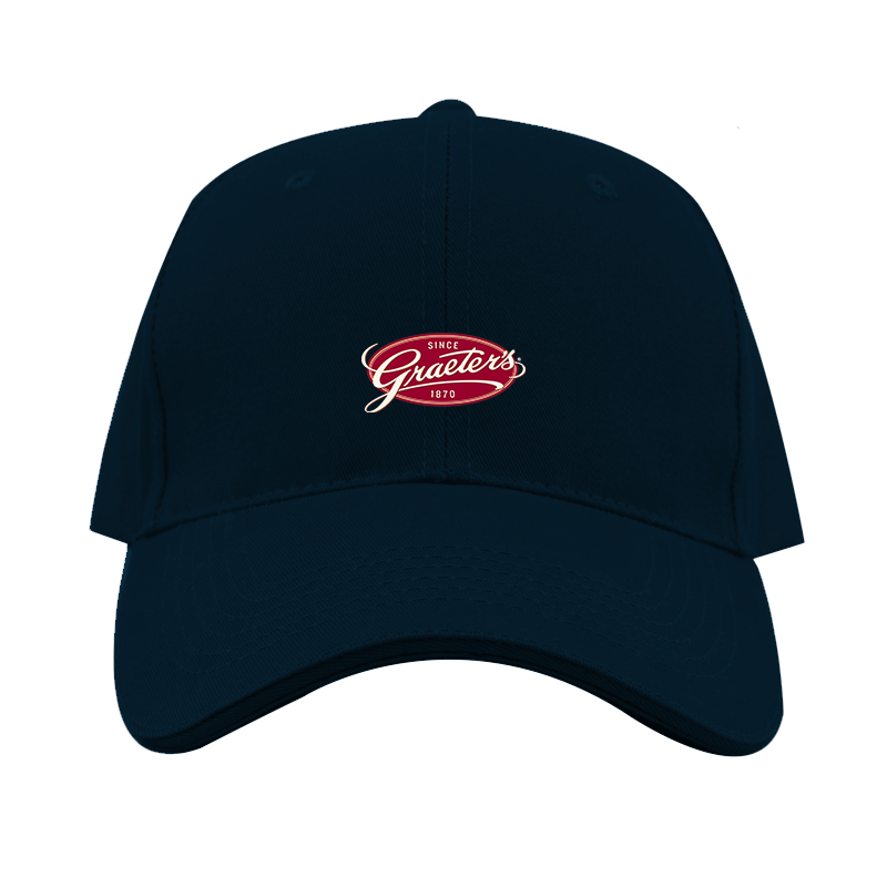 Graeters Logo  Dad Baseball Cap Hat