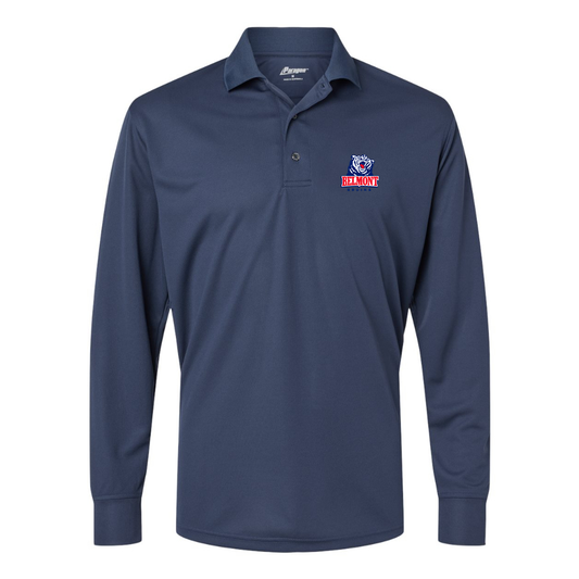 Men's  Belmont Bruins Paragon Prescott Long Sleeve Polo