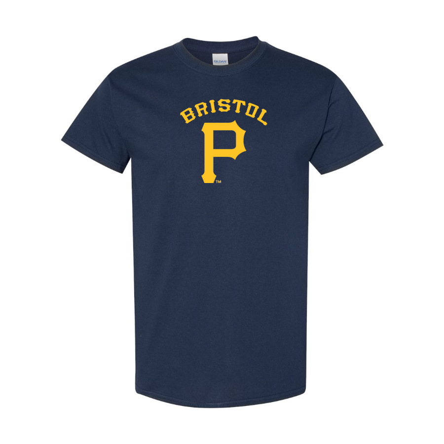 Men's Bristol Pirates  Logo Cotton T-Shirt