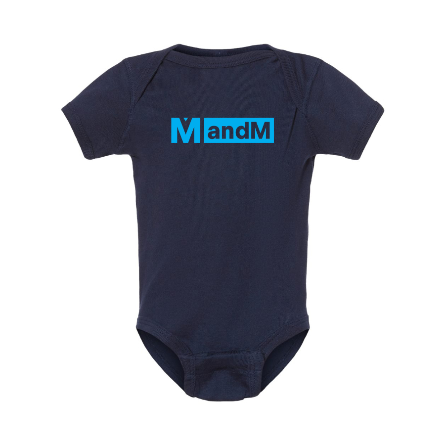 MandM Logo Baby Onesie Romper
