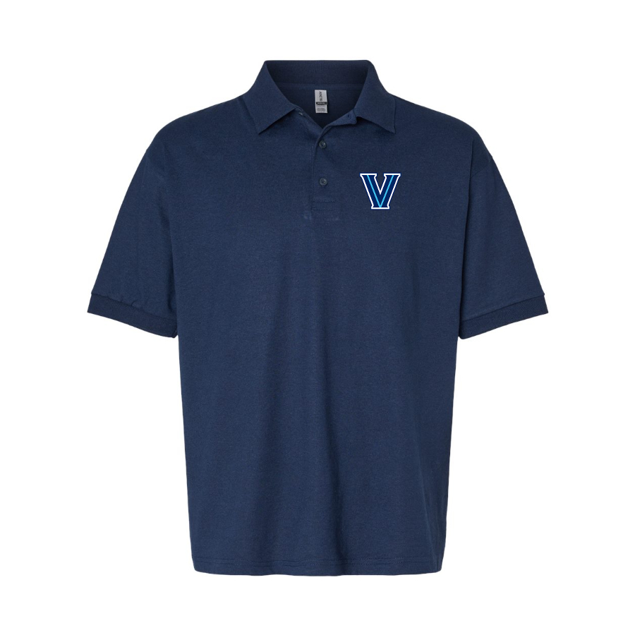 Men's Villanova Wildcats Logo  Dry Blend Polo