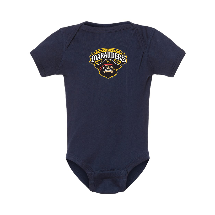 Bradenton Marauders Logo Baby Onesie Romper
