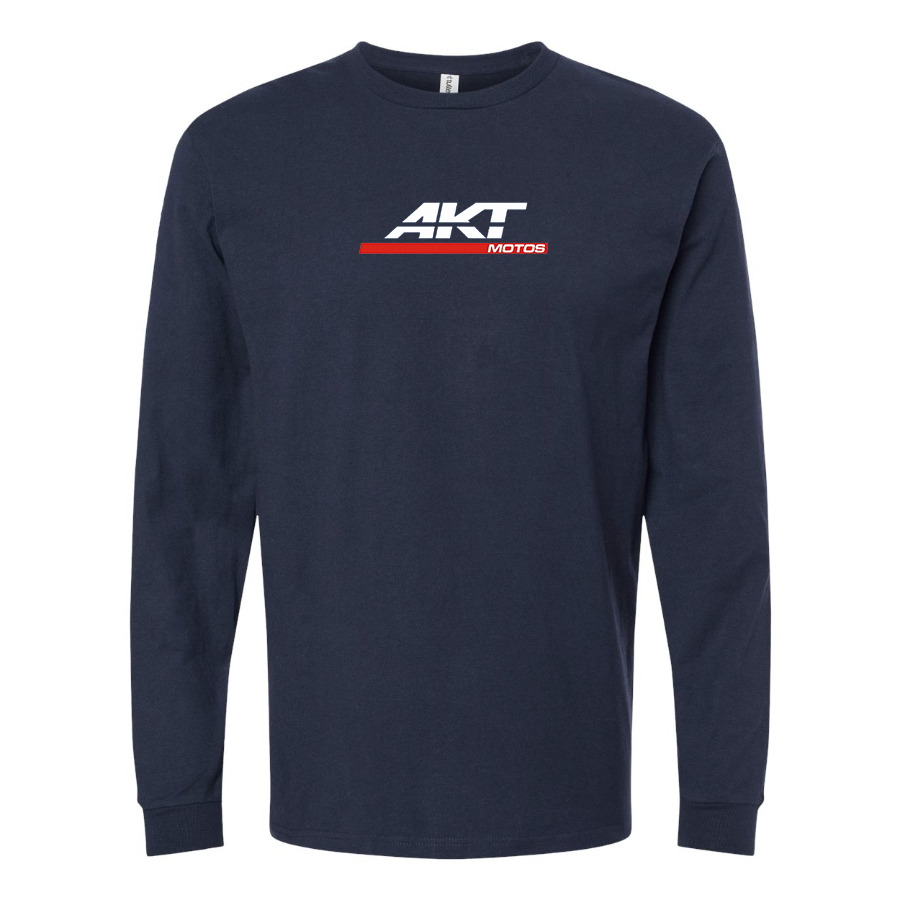 Men's AKT Logo Cotton Long Sleeve T-Shirt