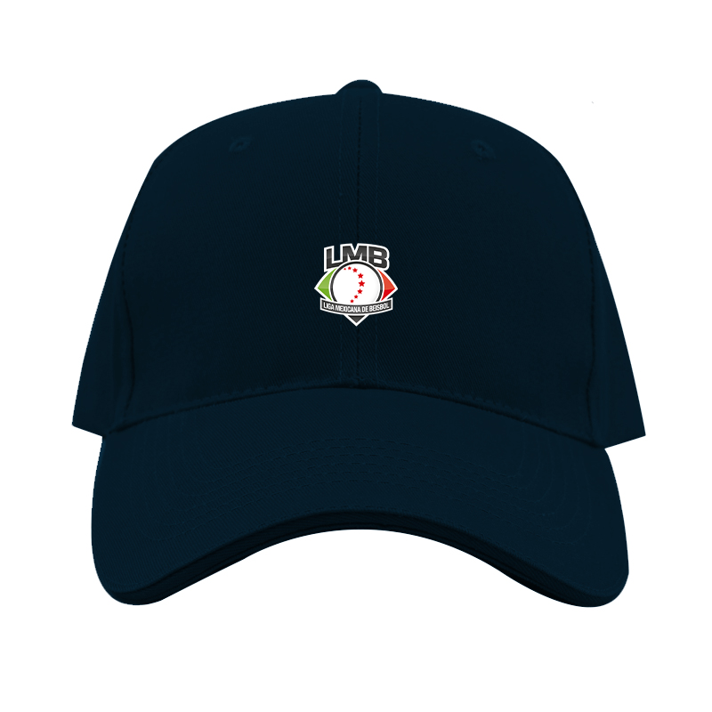 Liga Mexicana de Béisbol  Logo  Dad Baseball Cap Hat