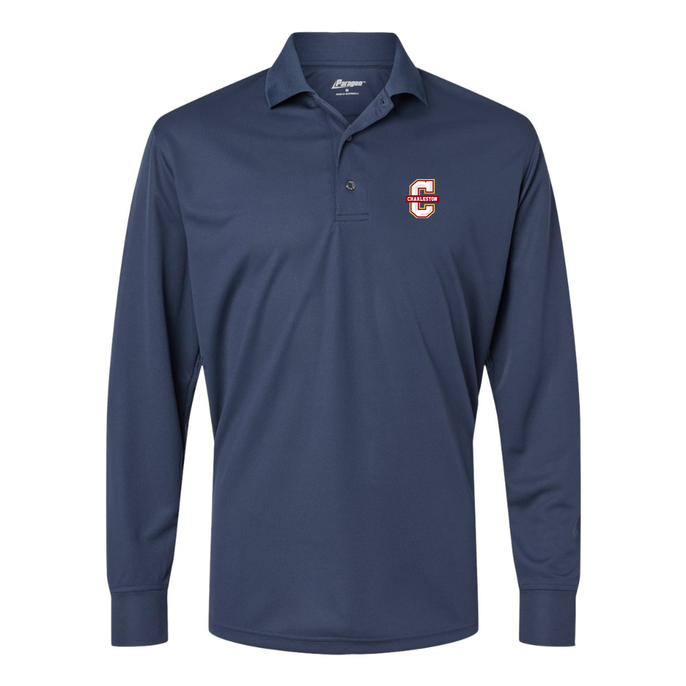 Men's Charleston Cougars Paragon Prescott Long Sleeve Polo
