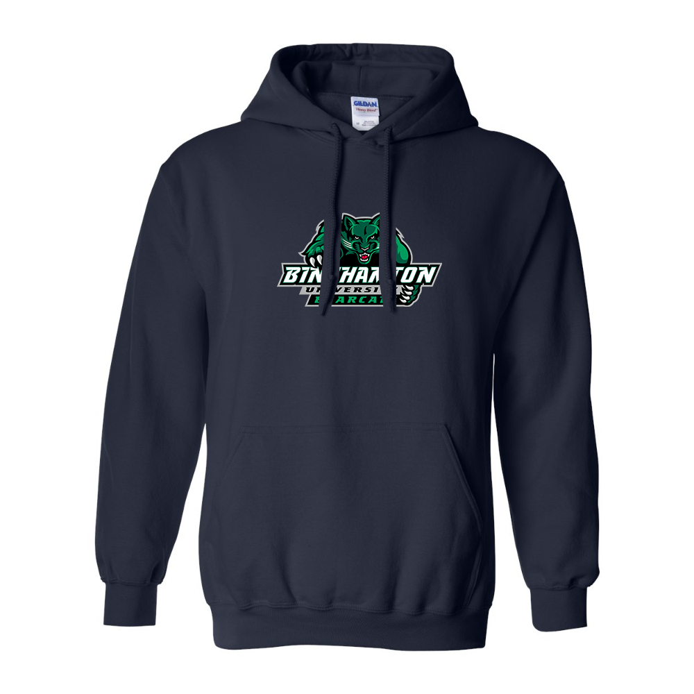 Men's Binghamton Bearcats  Gildan  Heavy Blend Hooded Sweatshirt