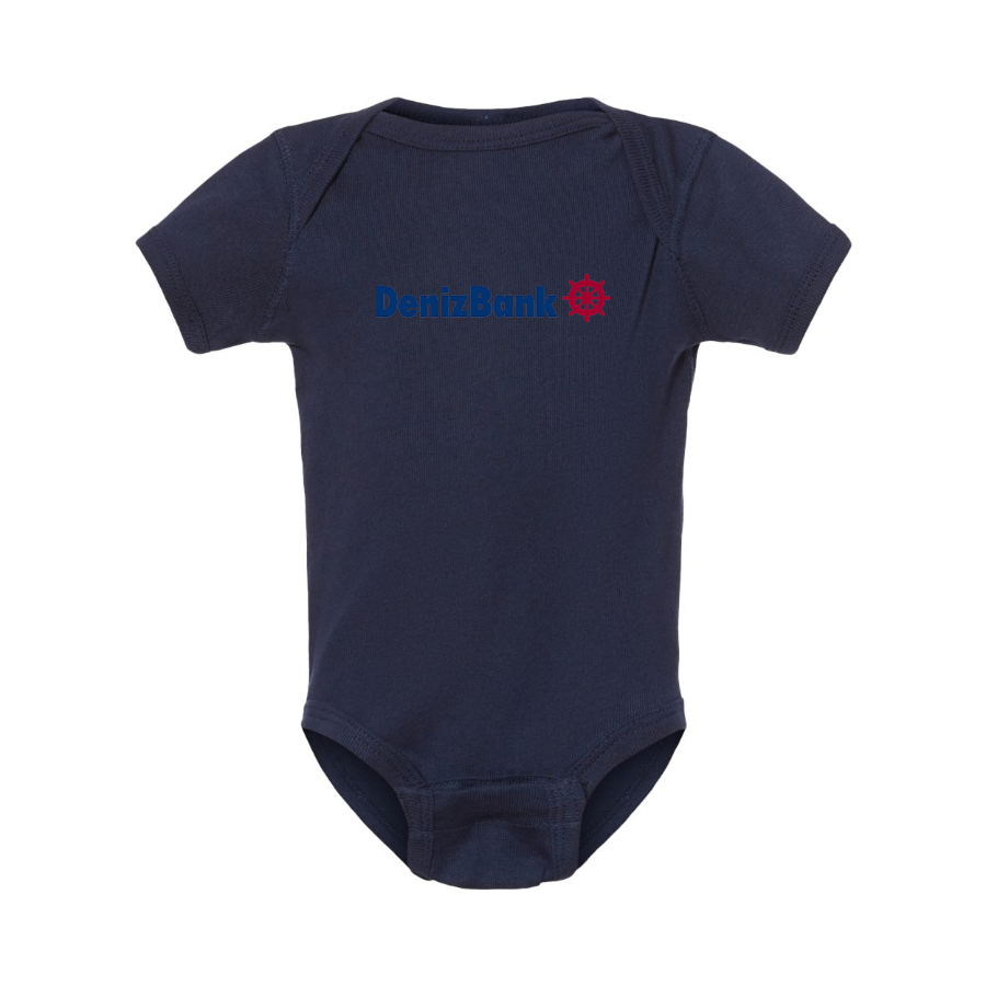 DenizBank Logo Baby Onesie Romper