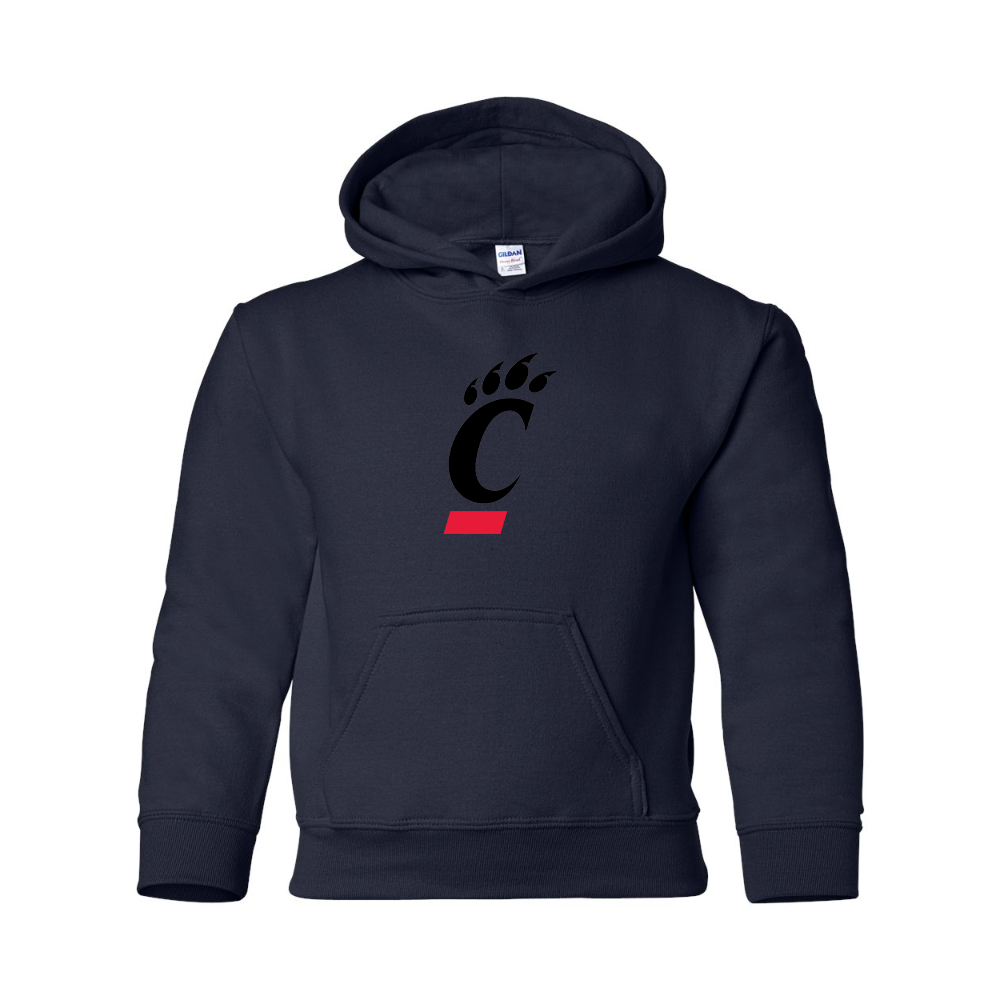 Youth  Cincinnati Bearcats Gildan Heavy Blend  Hooded Sweatshirt