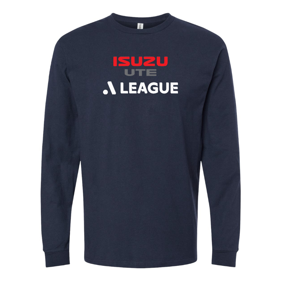 Men's  A League Logo Cotton Long Sleeve T-Shirt