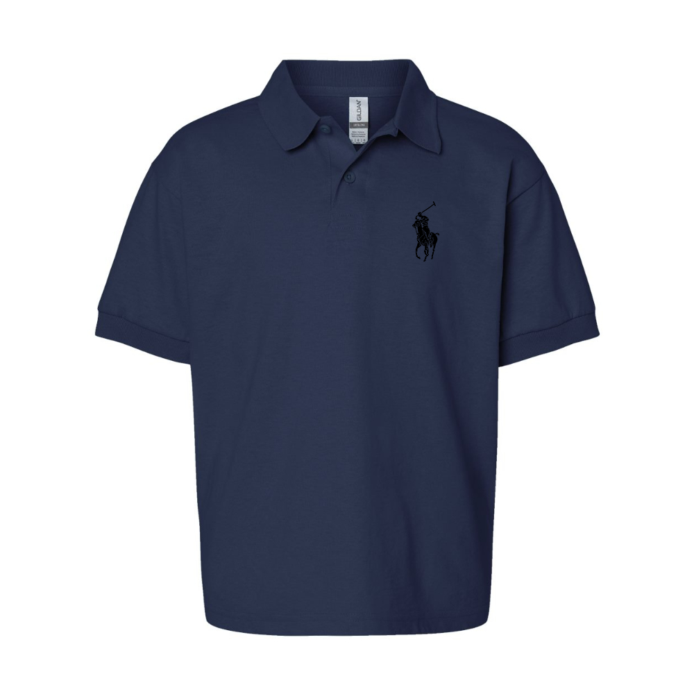 Youth  Polo Ralph Lauren Gildan Dry Blend Jersey Polo