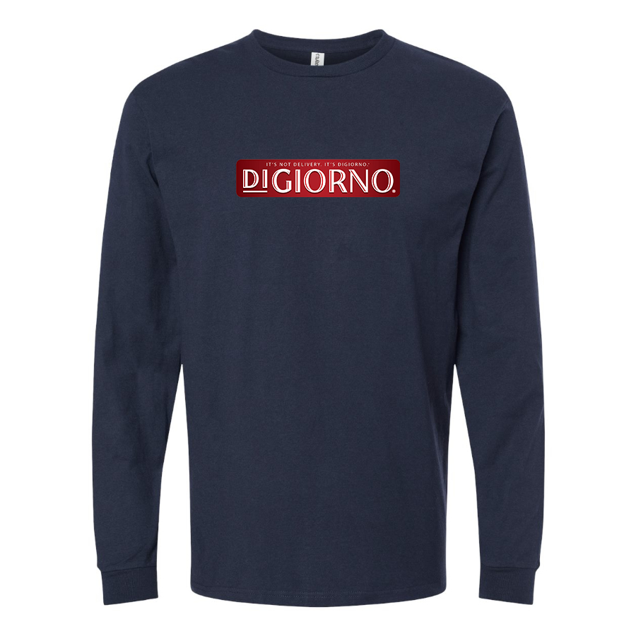 Men's DiGiorno Logo Cotton Long Sleeve T-Shirt