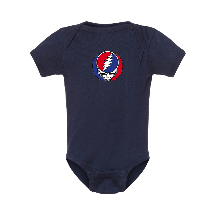 Gratefu Dead Logo Baby Onesie Romper