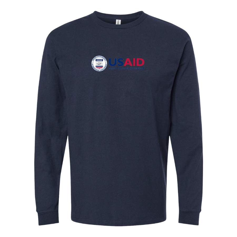 Men's  USAid Cotton Long Sleeve T-Shirt
