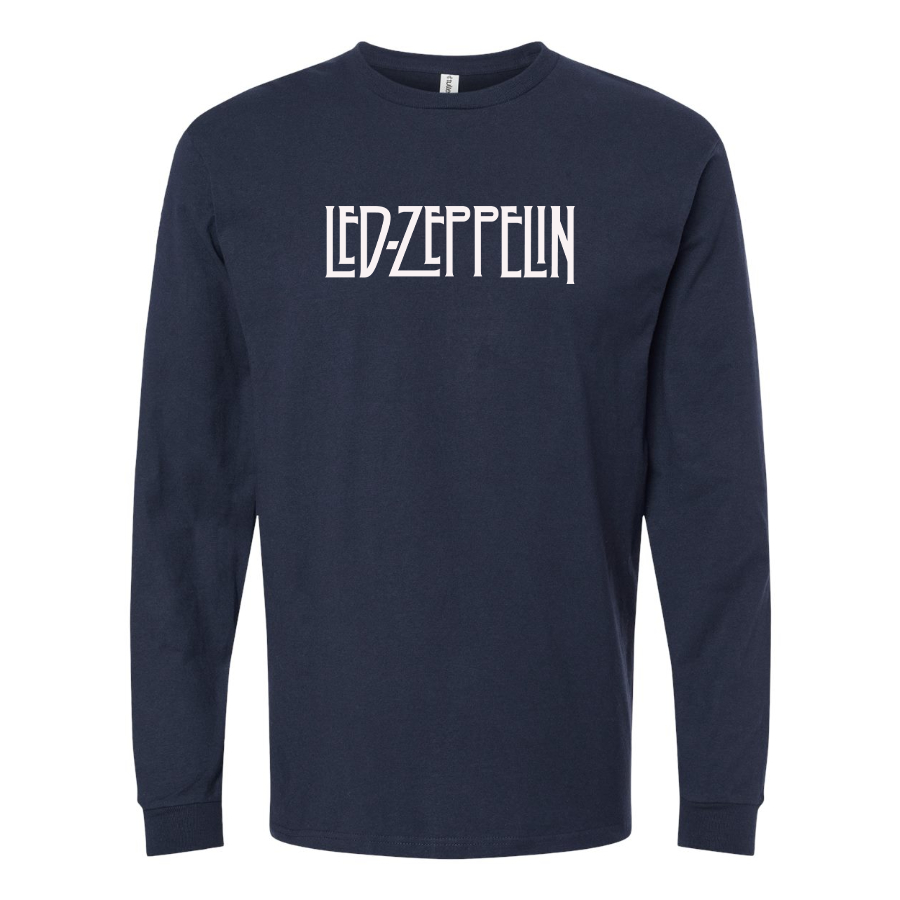Men's Led Zeppelin Logo Cotton Long Sleeve T-Shirt