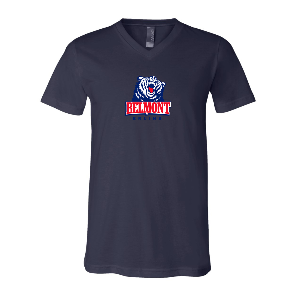 Belmont Bruins  BELLA  CANVAS - Jersey V-Neck T-Shirt