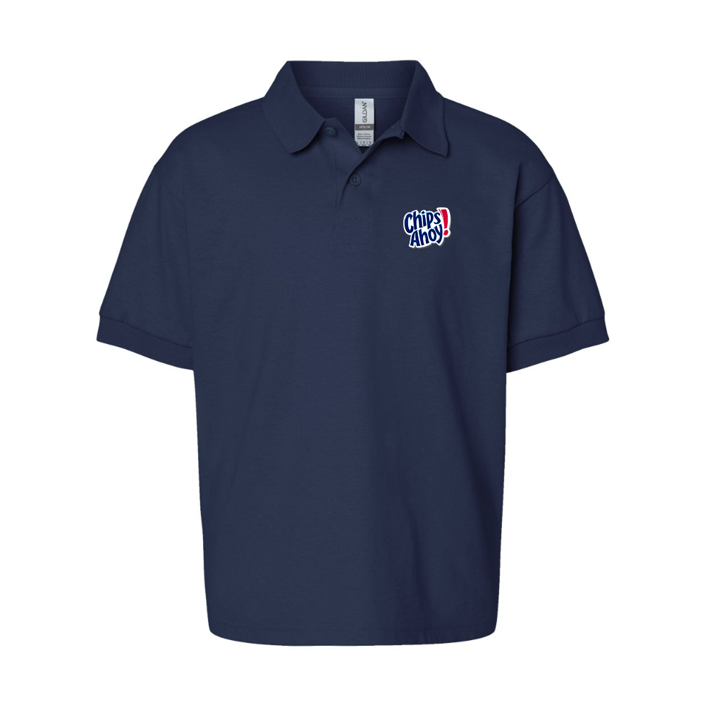 Youth  Chips Ahoy Gildan Dry Blend Jersey Polo