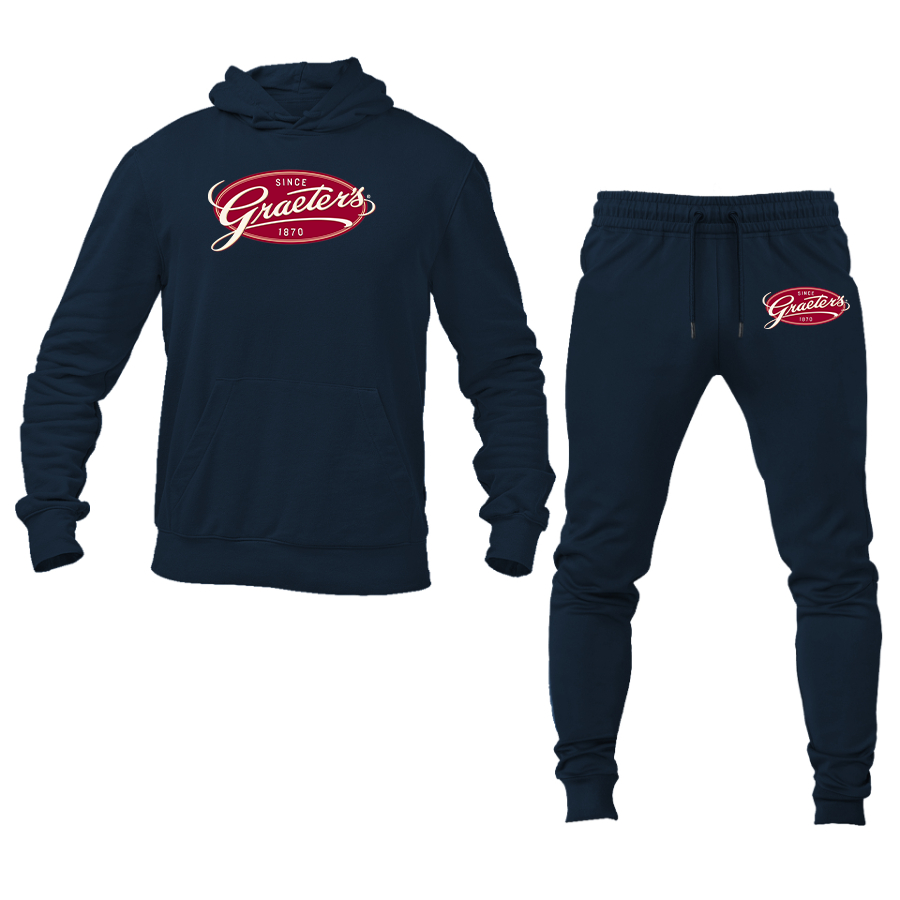 Men's Graeters  Logo Hoodie Joggers Set