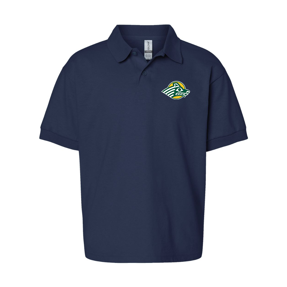 Youth Alaska Anchorage Seawolves  Gildan Dry Blend Jersey Polo