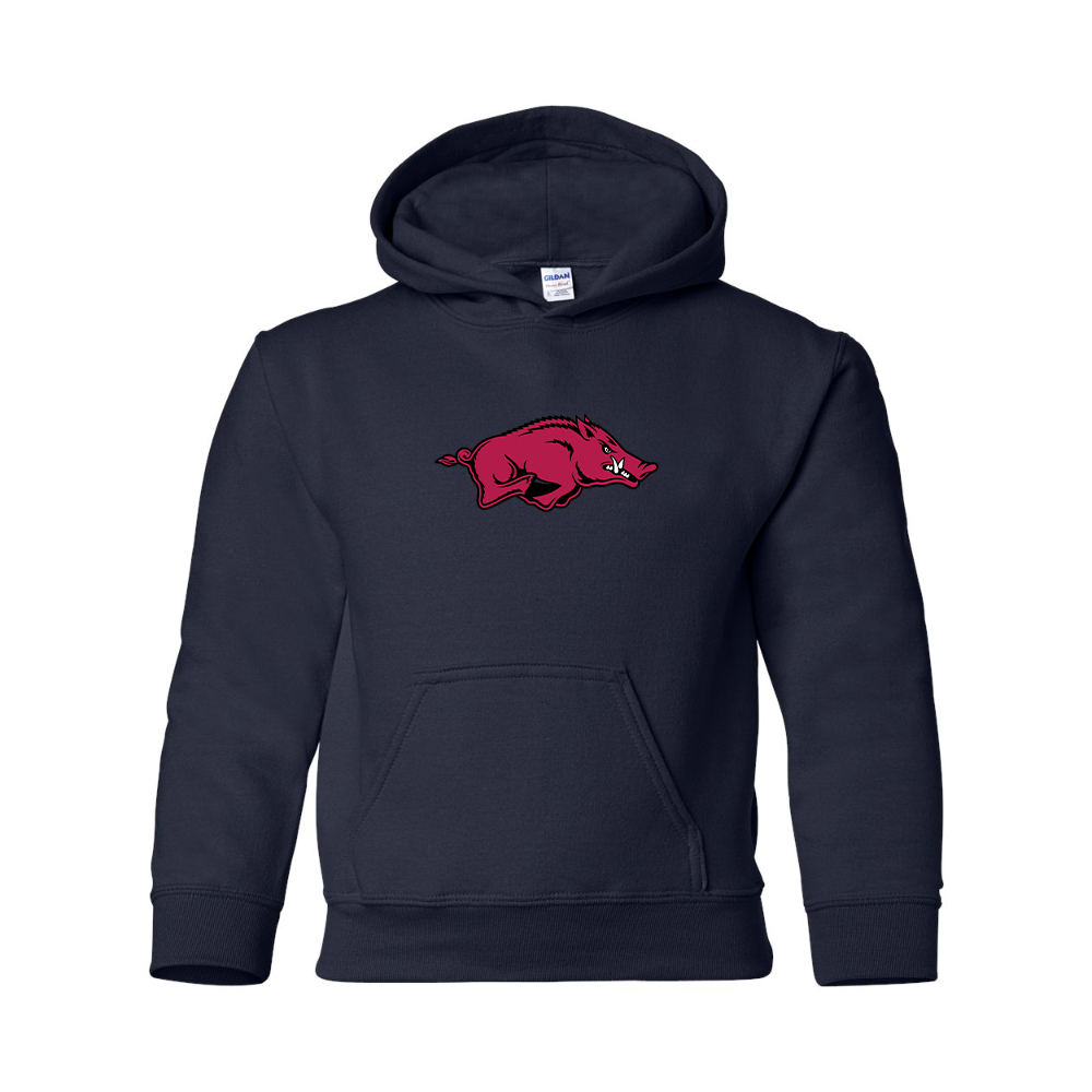 Youth  Arkansas Razorbacks  Gildan Heavy Blend  Hooded Sweatshirt