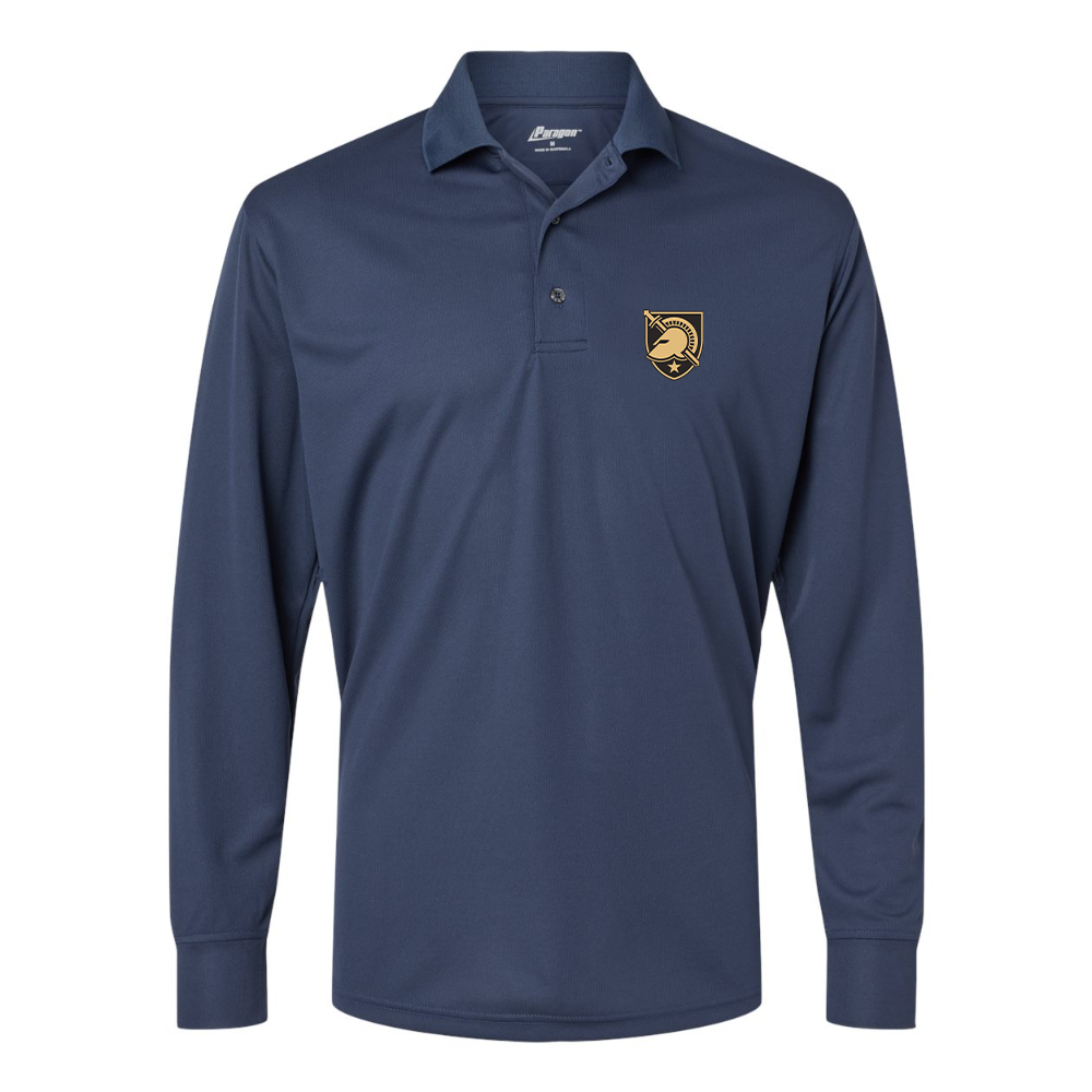Men's  Army Black Knights Paragon Prescott Long Sleeve Polo