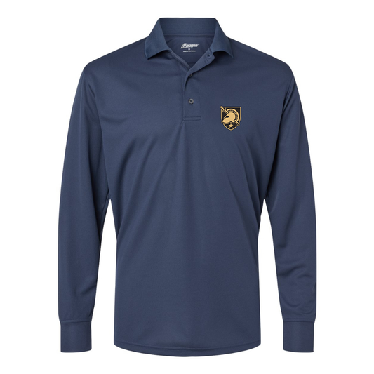 Men's  Army Black Knights Paragon Prescott Long Sleeve Polo