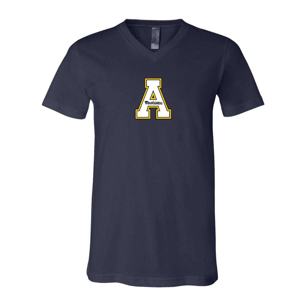 Appalachian State Mountaineers BELLA  CANVAS - Jersey V-Neck T-Shirt