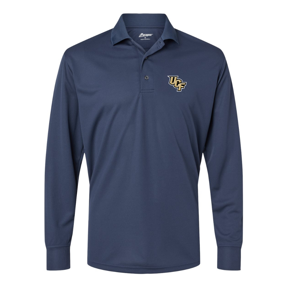 Men's Central Florida Knights  Paragon Prescott Long Sleeve Polo