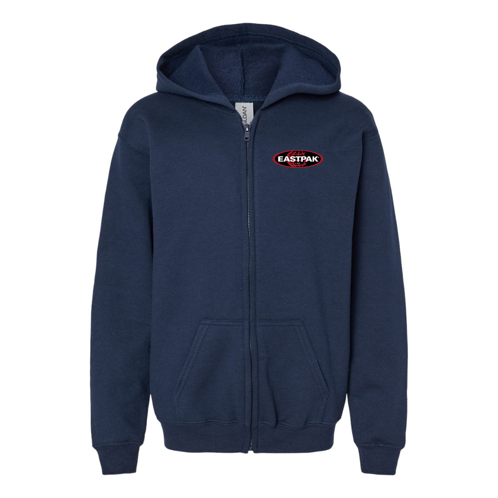Youth Eastpak Gildan Heavy Blend Full Zip Hooded Sweatshirt
