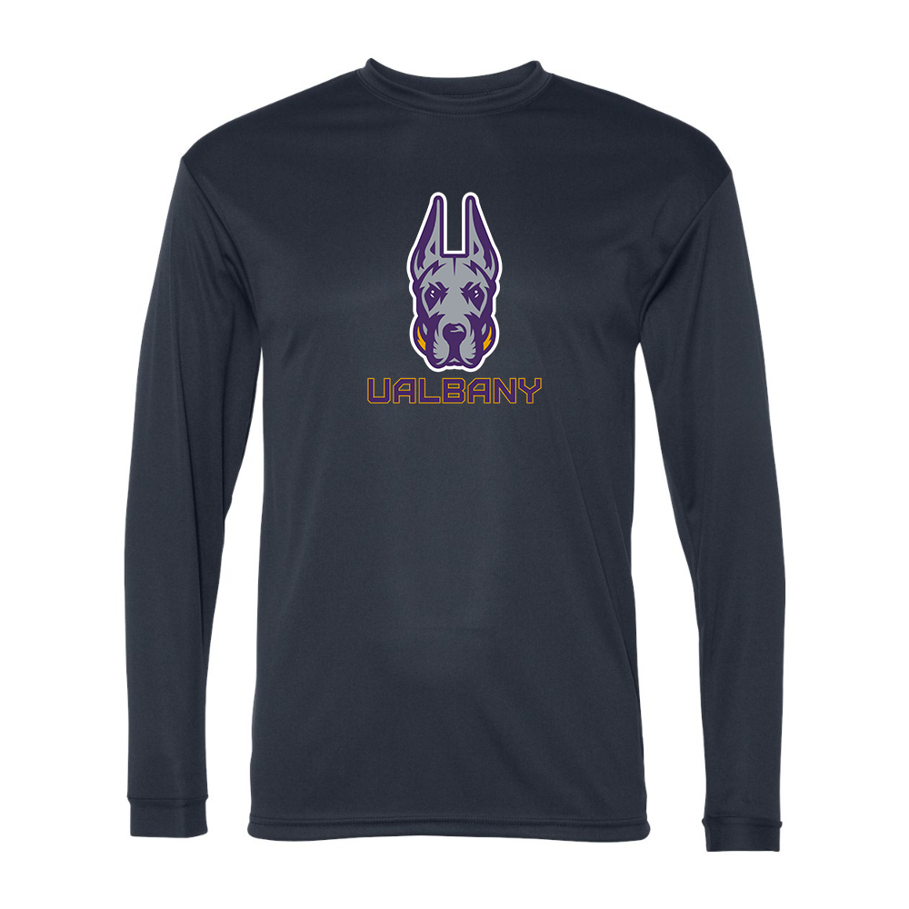 Men's Albany Great Danes  Performance Long Sleeve T-Shirt