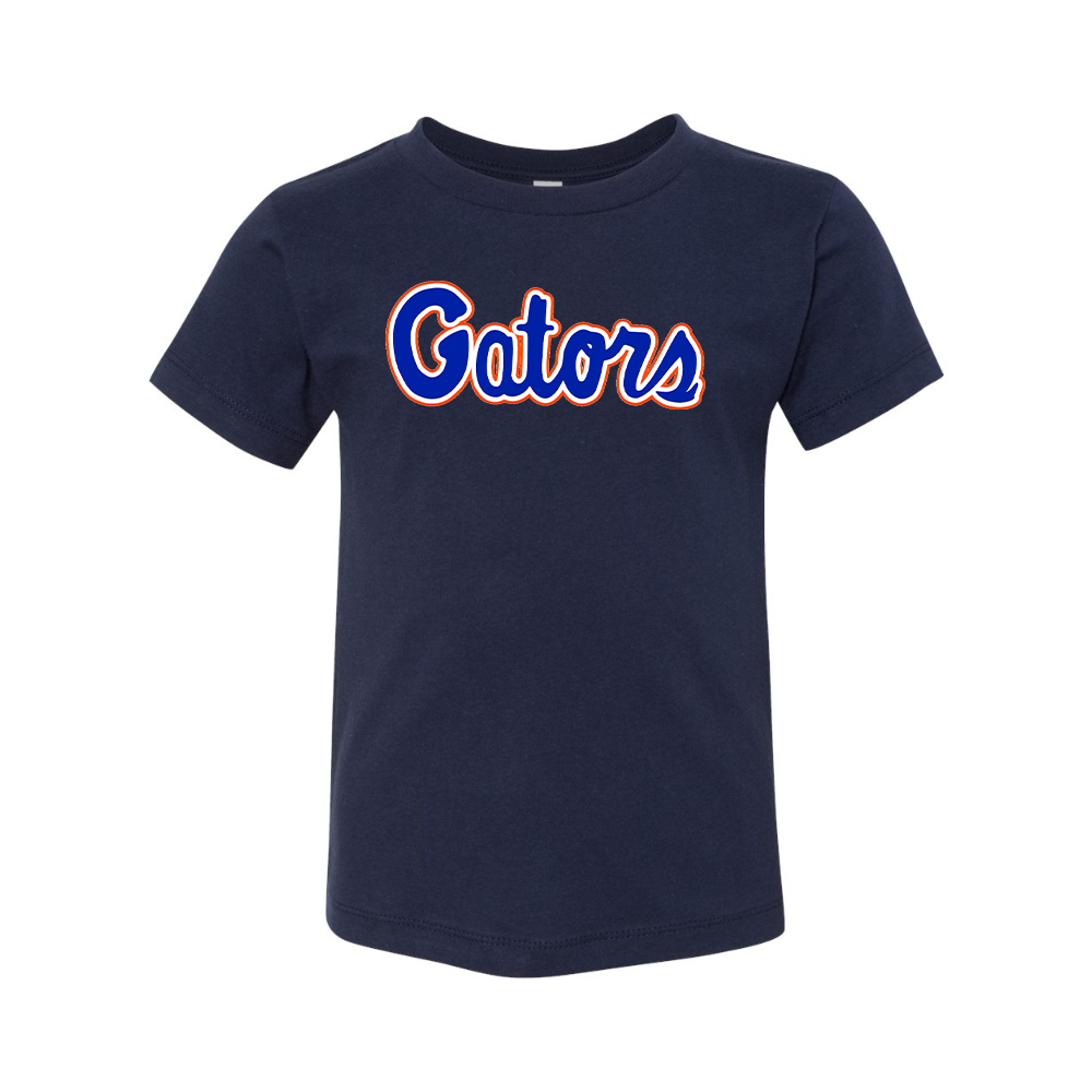 Florida Gators Script  BELLA  CANVAS Toddler Jersey Tee