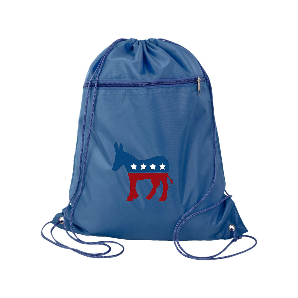 Democrat Election Symbol Q-Tees - Polyester Cinchpack