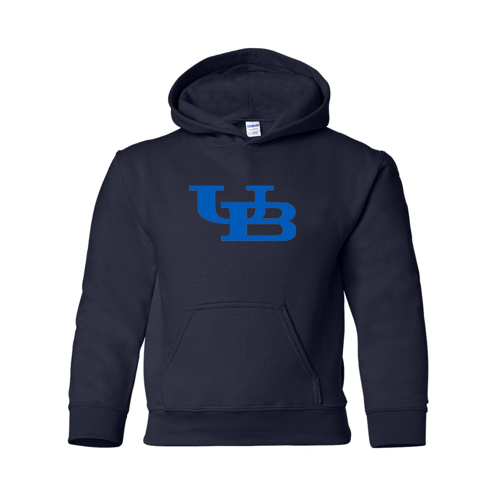 Youth  Buffalo Bulls   Gildan Heavy Blend  Hooded Sweatshirt