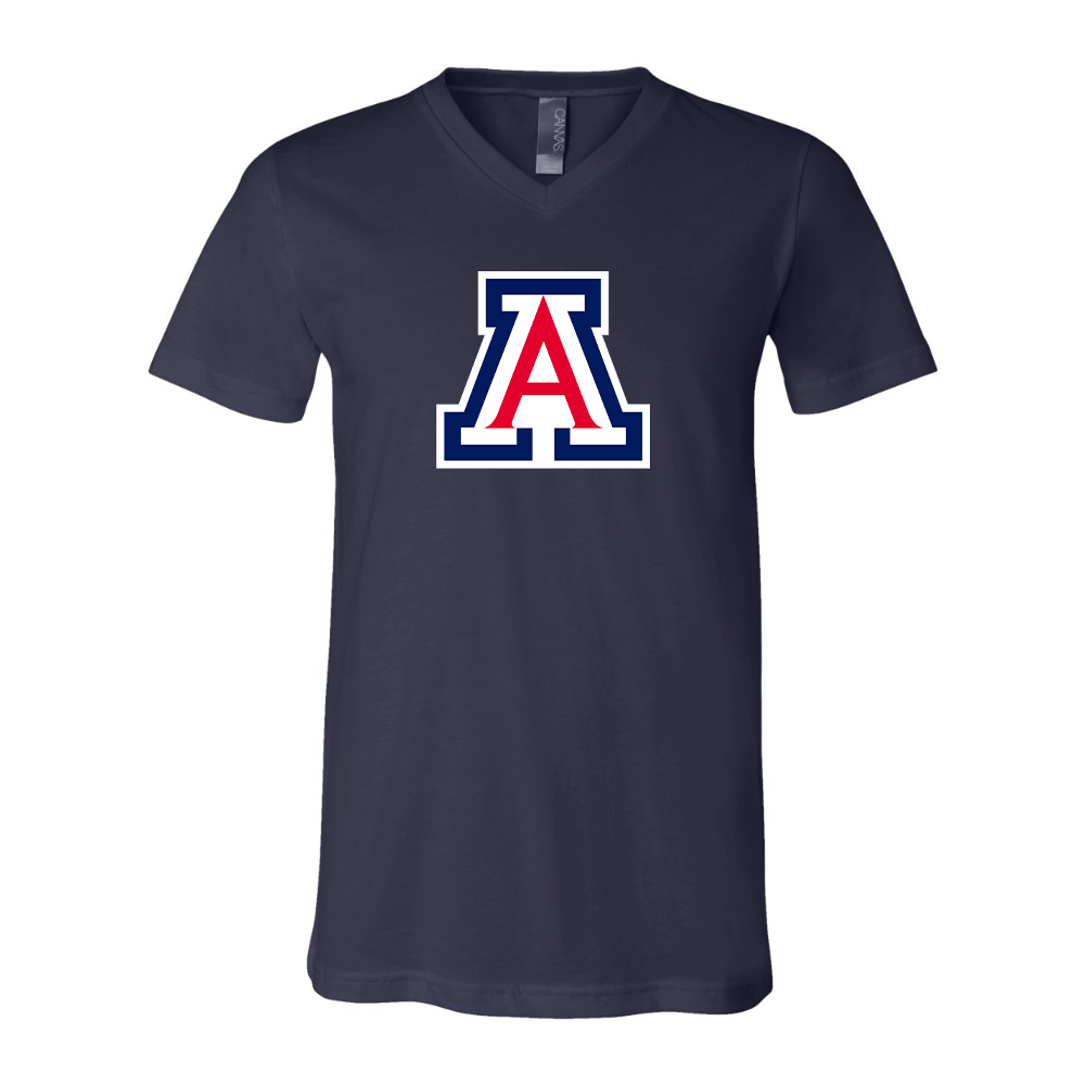 Arizona Wildcats  BELLA  CANVAS - Jersey V-Neck T-Shirt