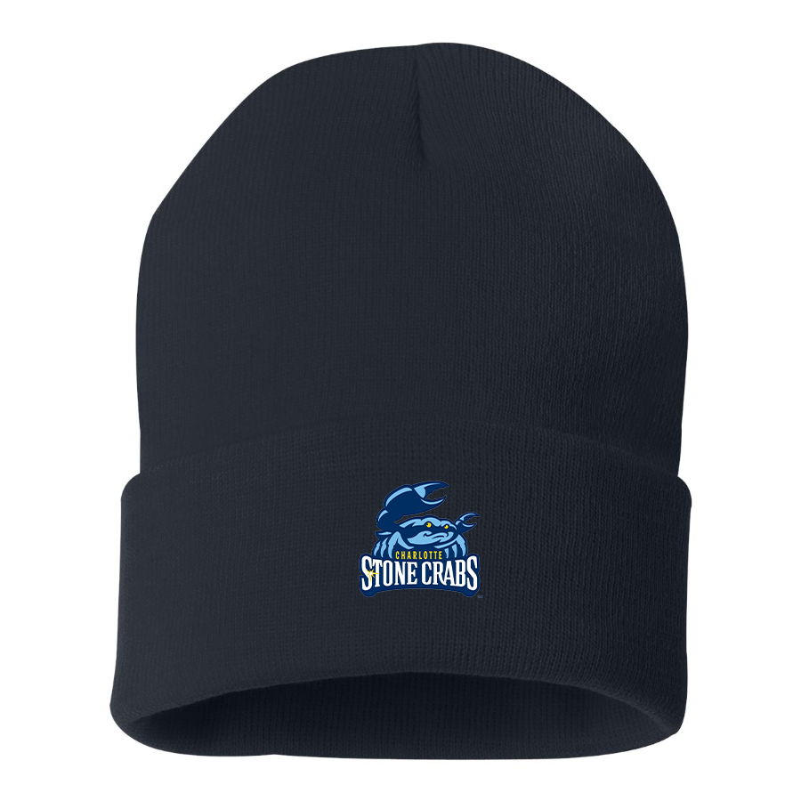 Charlotte Stone Crabs Logo Beanie Hat