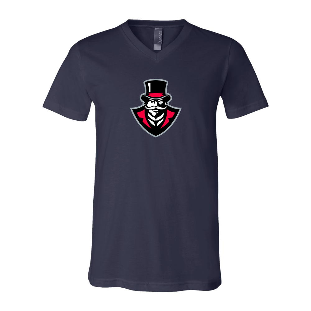 Austin Peay Governors BELLA  CANVAS - Jersey V-Neck T-Shirt