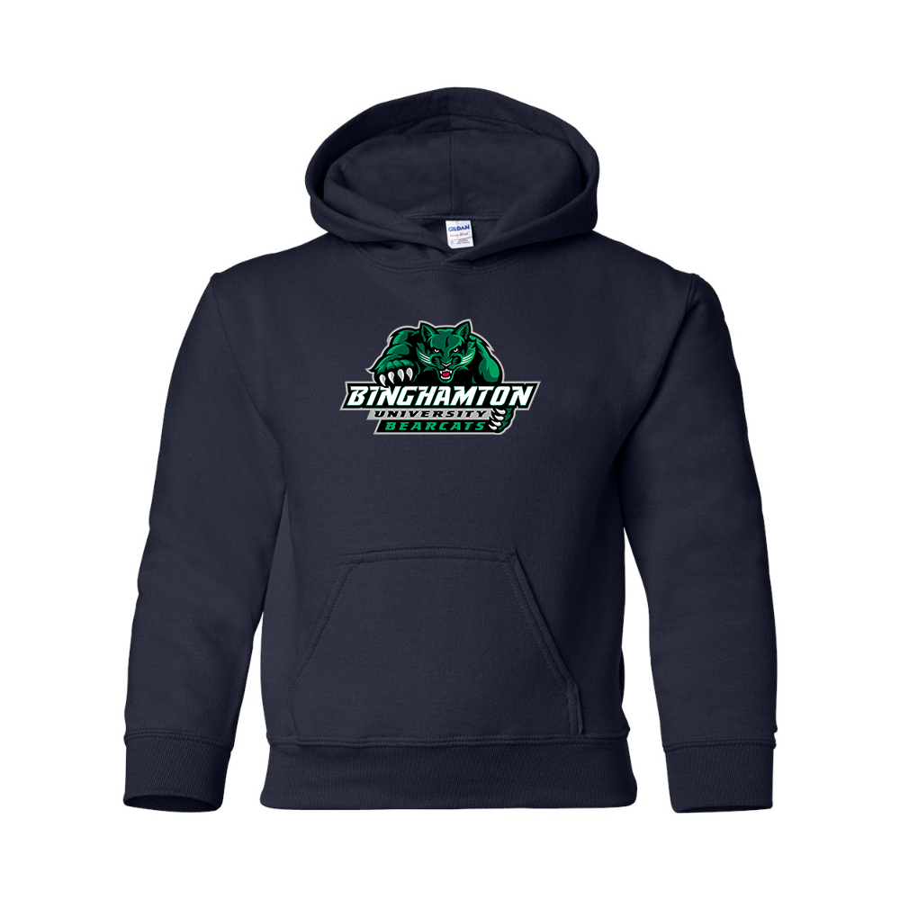 Youth  Binghamton Bearcats  Gildan Heavy Blend  Hooded Sweatshirt