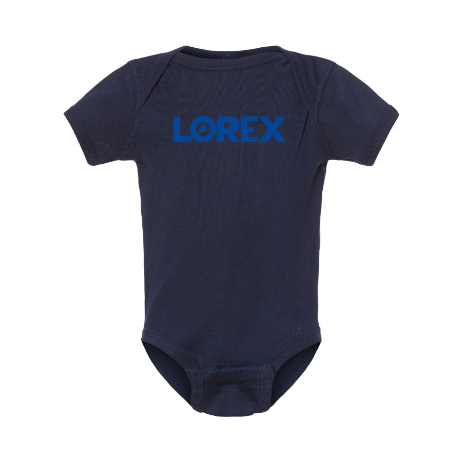 Lorex Technology Logo Baby Onesie Romper