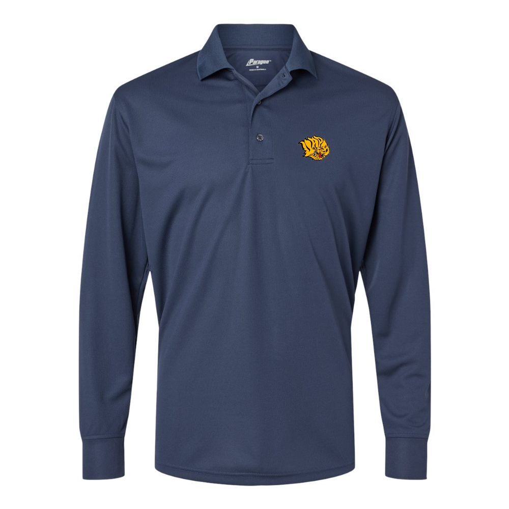 Men's  Arkansas PB Golden Lions Paragon Prescott Long Sleeve Polo